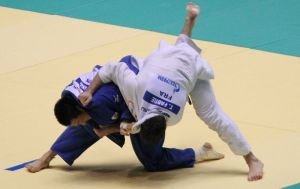 Match de judo français japonais